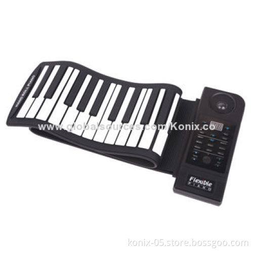 Import musical instruments 61 keys roll up piano keyboard